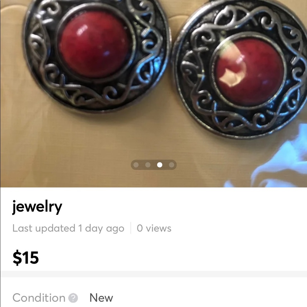 Jewelry and earrings necklace